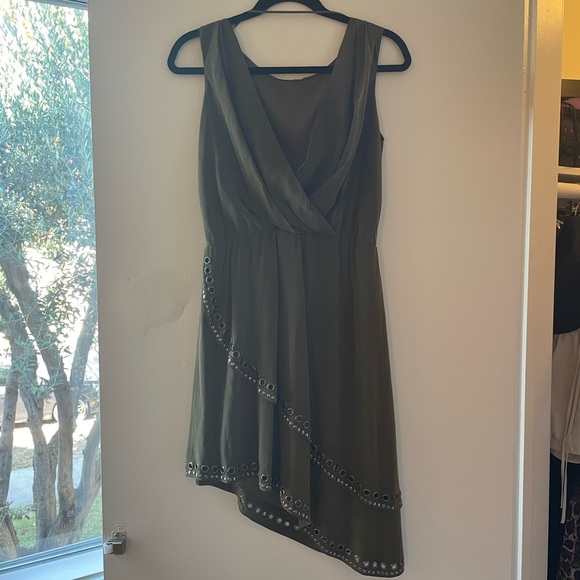 Haute Hippie Asymmetrical Studded Dress, size S - Picture 3 of 5